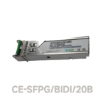 1.25G SFP, BIDI, 1550nm, 20km LC port