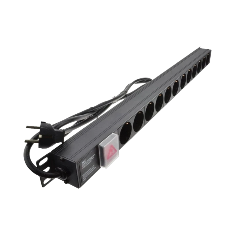 Rackmount switch – PVC(plastic shell) PDU 12 ways