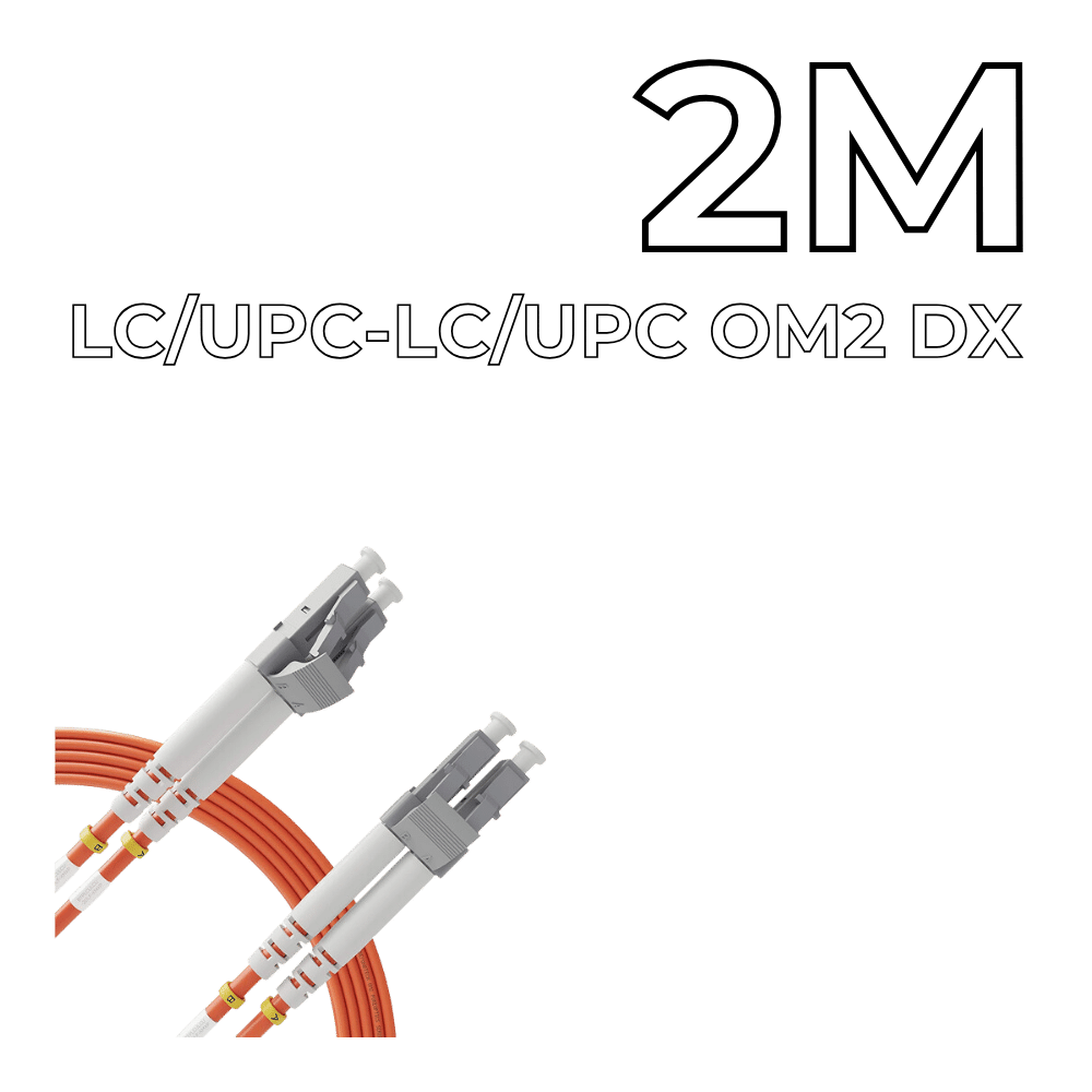 Patch-Cord-LC_UPC-LC_UPC-OM3-DX-1M-1 Patch Cord LC/UPC-LC/UPC OM2 DX 2M - Figura 1