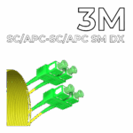 Patch Cord SC/APC-SC/APC SM DX 3m