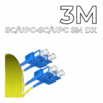 Patch Cord SC/UPC-SC/UPC SM DX 3m