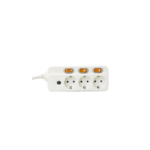 Socket with independent switch 3 ways