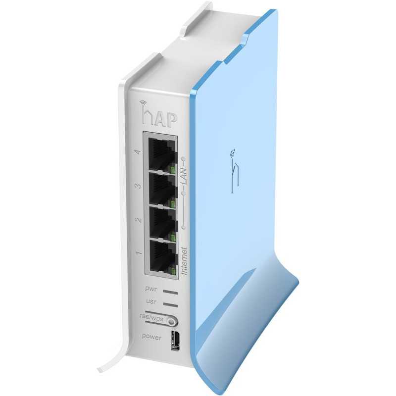 mikrotik-hap-lite-tower-wifi-router-rb941-2nd-tc-24ghz-4x-rj45-100mb-s hAP lite - Figura 1