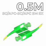 Patch Cord SC/APC-SC/APC SM SX 0.5M