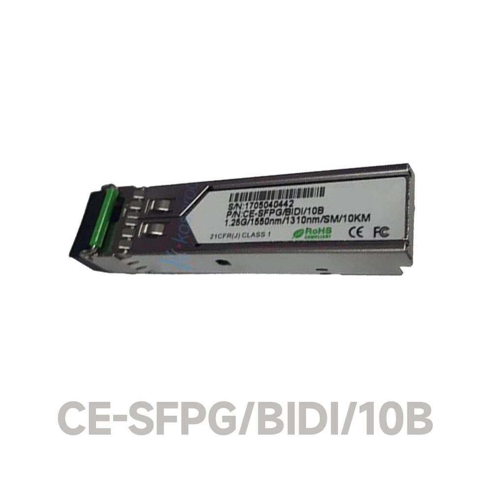 1.25G-SFP-BIDI-1550nm-10km-SC-port 1.25G SFP, BIDI, 1550nm, 10km SC port - Figura 1