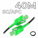 Fiber Optic Drop Cable SC/APC Connectors 40M