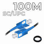 Fiber Optic Drop Cable SC/UPC Connectors 100M