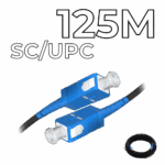 Fiber Optic Drop Cable SC/UPC Connectors 125M