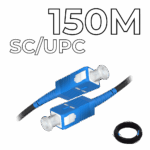 Fiber Optic Drop Cable SC/UPC Connectors 150M