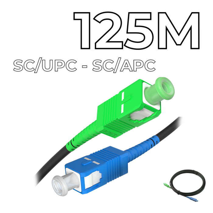 Fiber Optic Drop Cable SC/UPC-SC/APC Connectors 125M - Kosprod - Dycan ...
