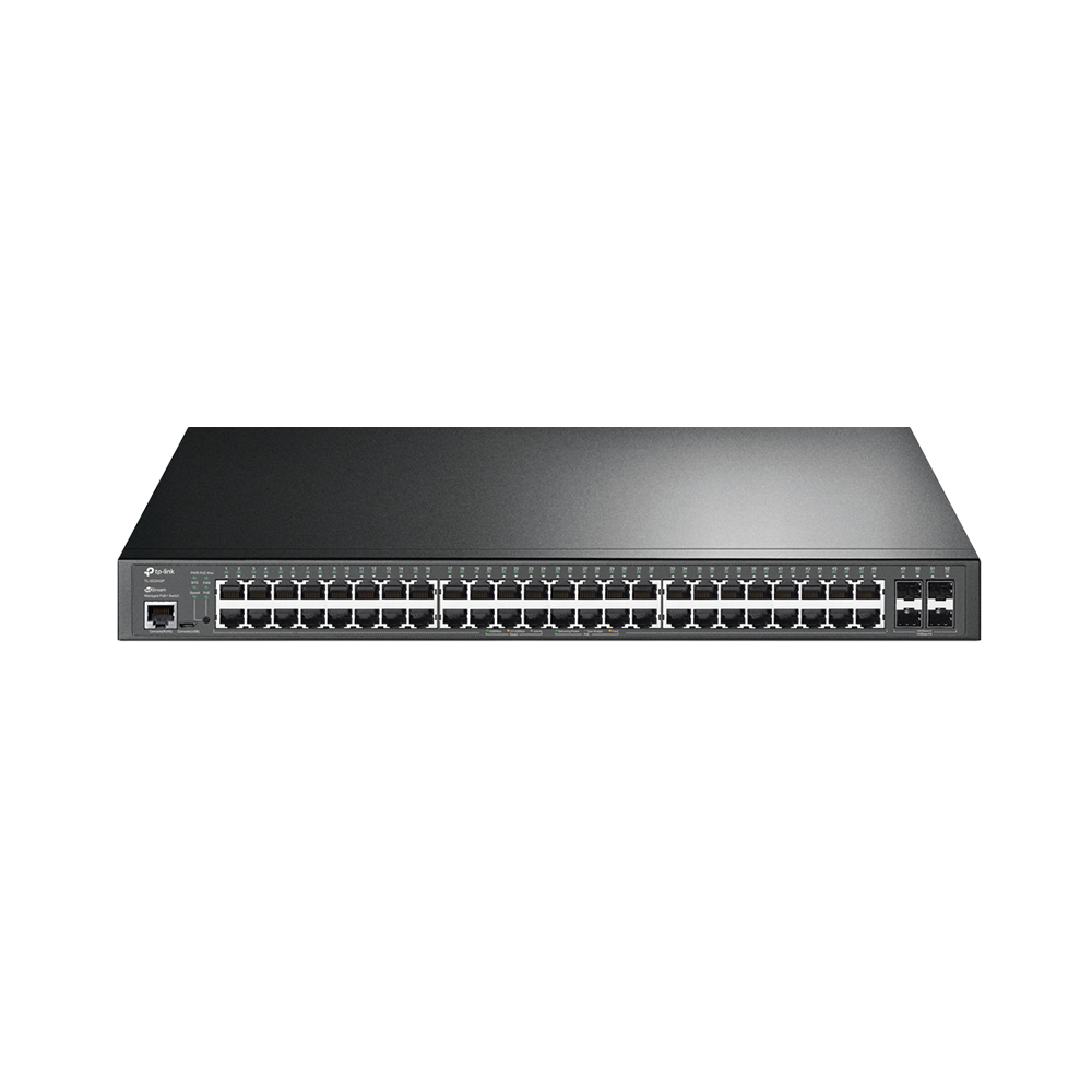 JetStream 52-Port Gigabit L2+ Managed Switch with 48-Port PoE+ (TL-SG3452P) JetStream 52-Port Gigabit L2+ Managed Switch with 48-Port PoE+ (TL-SG3452P) - Figura 1