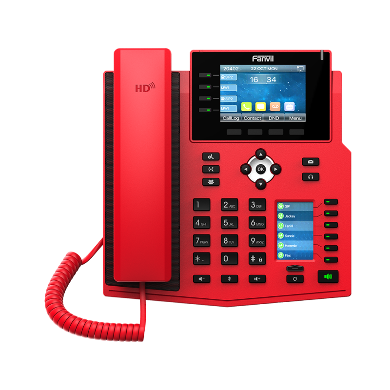 X5U-R Special Red IP Phone