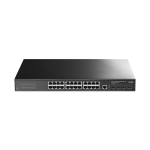 24-Port Layer 3 Managed Gigabit Switch with 4 10G SFP Slots
