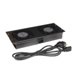 Panel of two fans for RACK cabinets