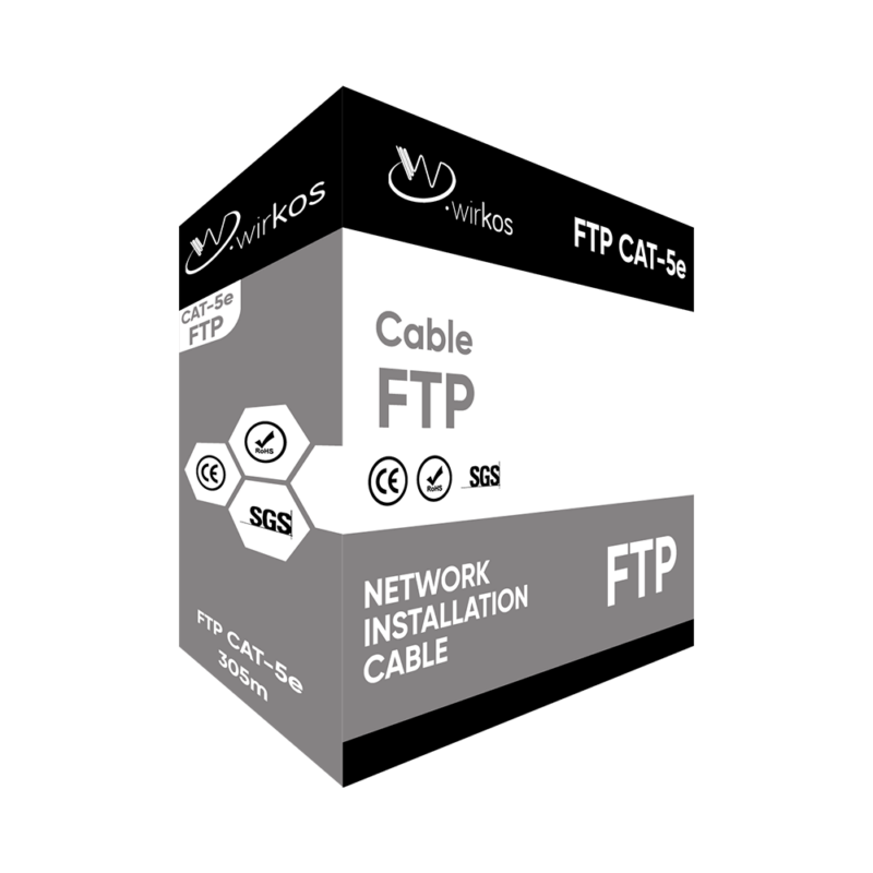 Wirkos LAN CABLE FTP Cat-5e 4Pair/0.50 CCA (305m)