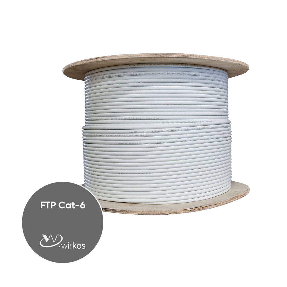 Wirkos-LAN-CABLE-FTP-Cat-6-4Pair-0.57-CCA Wirkos LAN CABLE FTP Cat-6 4Pair/0.57 CCA, - Figura 1