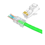 CAT.6 UTP MODULAR PLUGEZ TYPE (pass through)