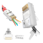 CAT7 FTP MODULAR PLUGEZ TYPE (pass through)