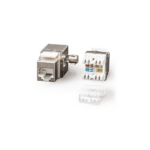 Modular Jack CAT6 180° FTP Keystone Jack