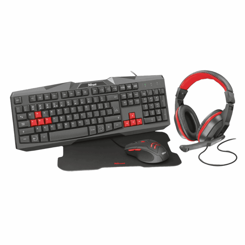 Trust Gaming Bundle Ziva, 4-in-1