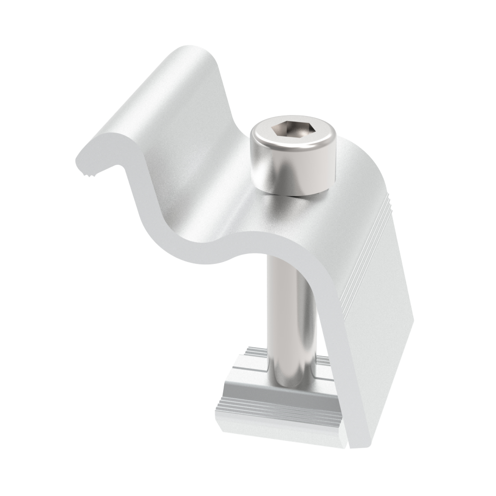 Mbajtes-i-skajit-te-panelit-30-40mm (1) End Clamp for Solar Railings 30-40mm - Figura 1