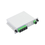 Optical fiber splitter 1x4 with SC/APC LGX card