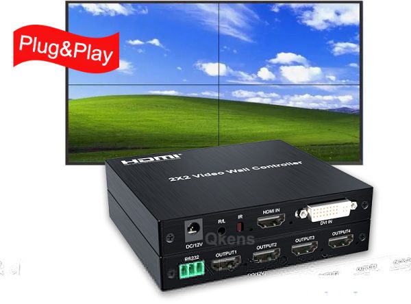 2x2 HDMI VIDEO WALL CONTROLLER