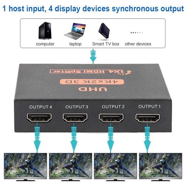 HDMI 2.0 SPLITTER 1X4 SUPPORT 4K X 2K 60HZ - Image 2