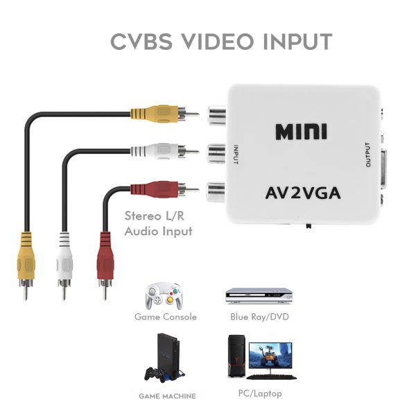 AV TO VGA CONVERTER,  # GT-AV2VGA - Image 2