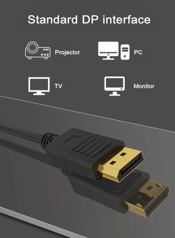 DP TO HDMI  CABLE 1.8M, # GT-DP2HDMICABLE - Image 2