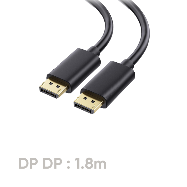 Display Port Cable 1.2 4K 60HZ,Black, 1.8m