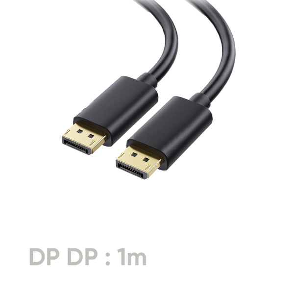 Display Port Cable 1.2 4K 60HZ,Black, 1m