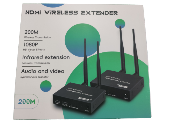 HDMI wireless extender 30HZ long antenna 300m KVM - Image 2