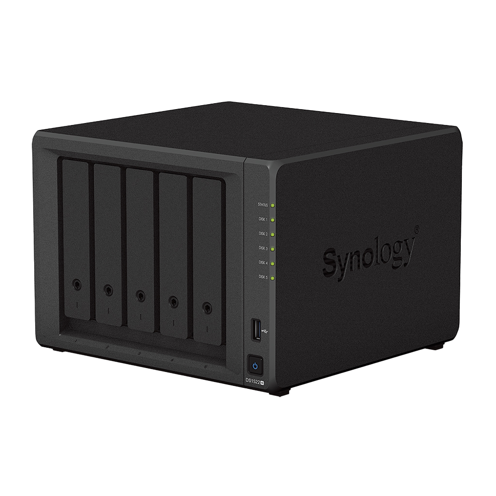 Synology-DiskStation-DS1522 Synology DiskStation DS1522+ Tower 5-Bay 3.5" SATA HDD/SSD - Figura 1