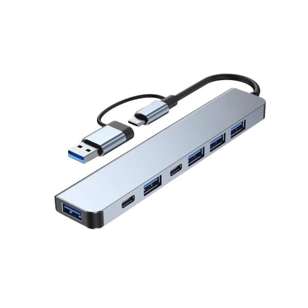 TYPE C HUB, 7IN1 USB-C HUB, GT-HUBC-7IN1-A+C