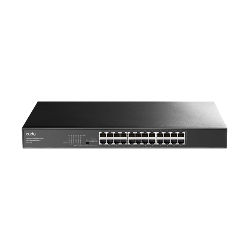 24-Port Gigabit Rackmount Light Managed Switch (GS1024E)