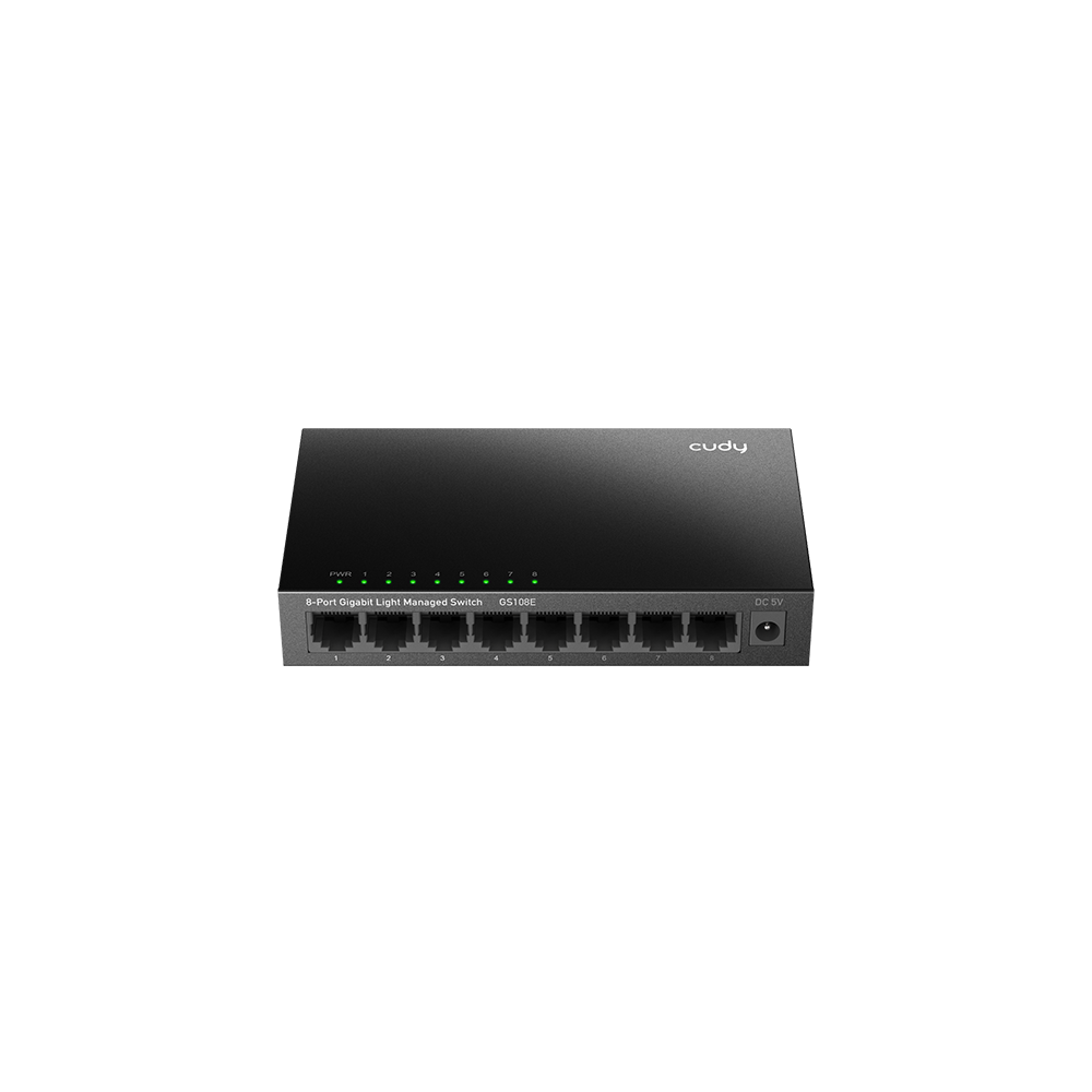 GS108E 8-Port-Gigabit-Light-Managed-Switch (GS108E ) - Figura 1