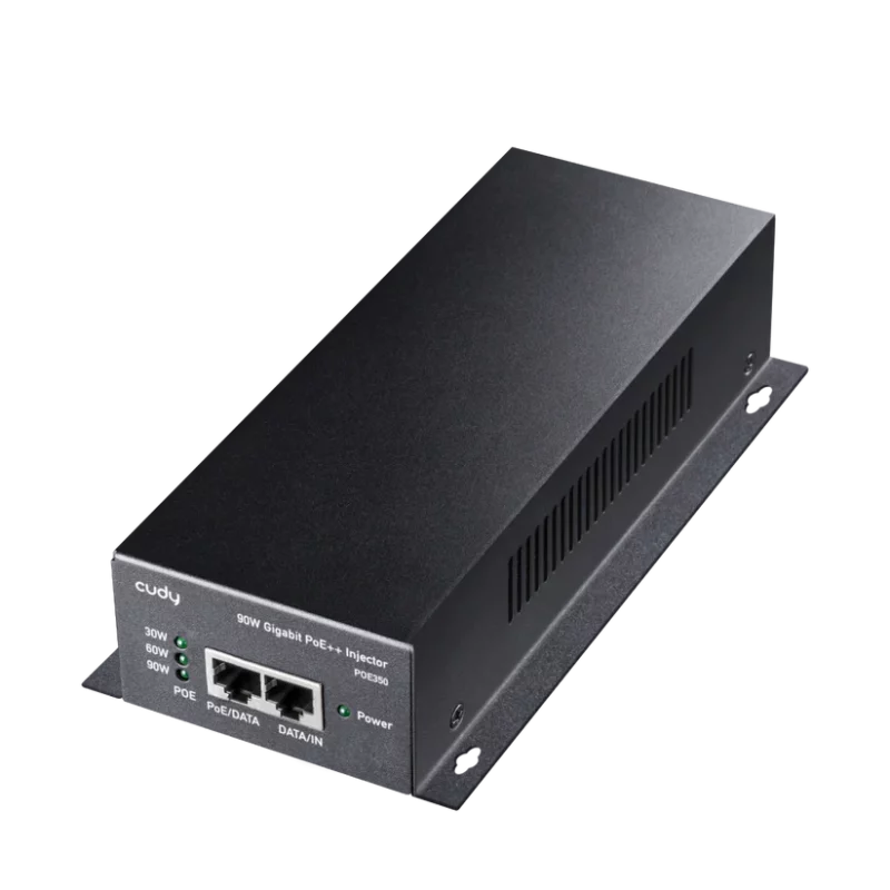 90W Wall-Mount PoE+ Injector (POE350)