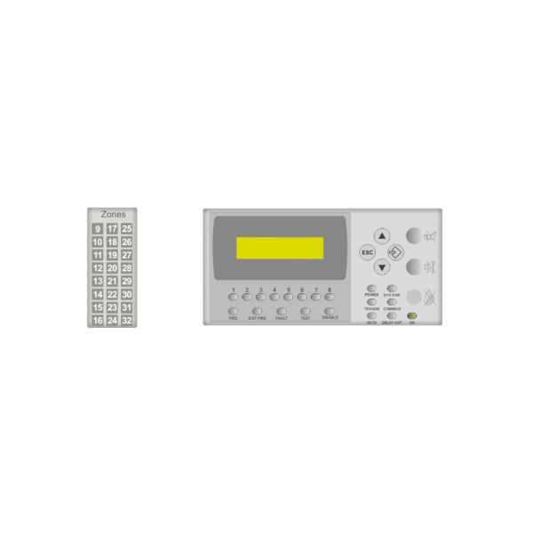 Conventional Fire Panel 16 zone with Display