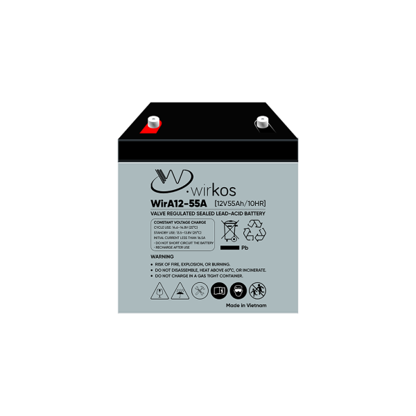Battery 12V/55AH AGM battery (WirA12-55)