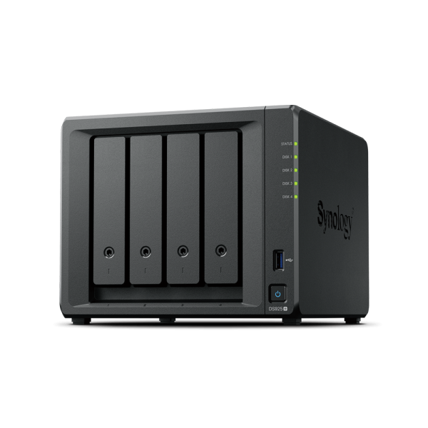Synology DiskStation DS925+ Tower 4-Bay Sata HDD 3.5'' Sata SSD 2.5'' , M.2 2280 NVMe SSD