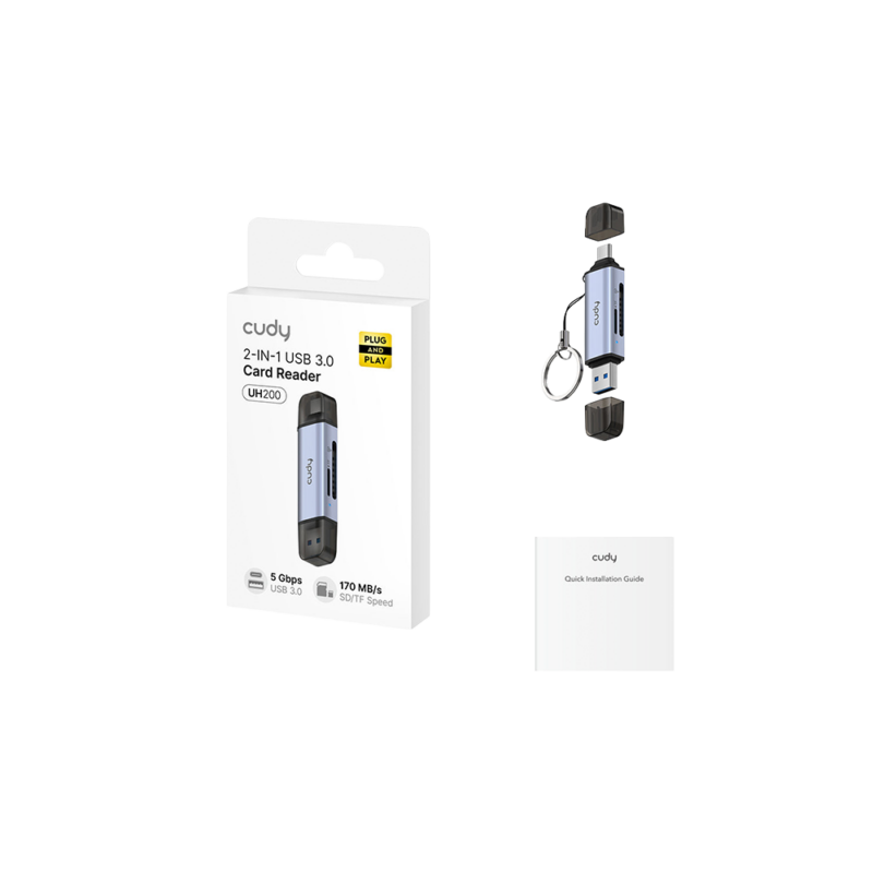 2-In-1 USB 3.0 Card Reader (UH200) thumbnail 4