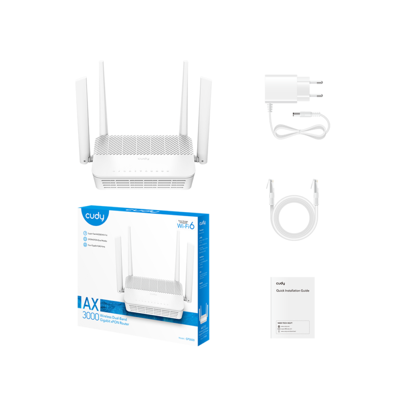 AX3000 Wireless Dual-Band Gigabit xPON Router thumbnail 5