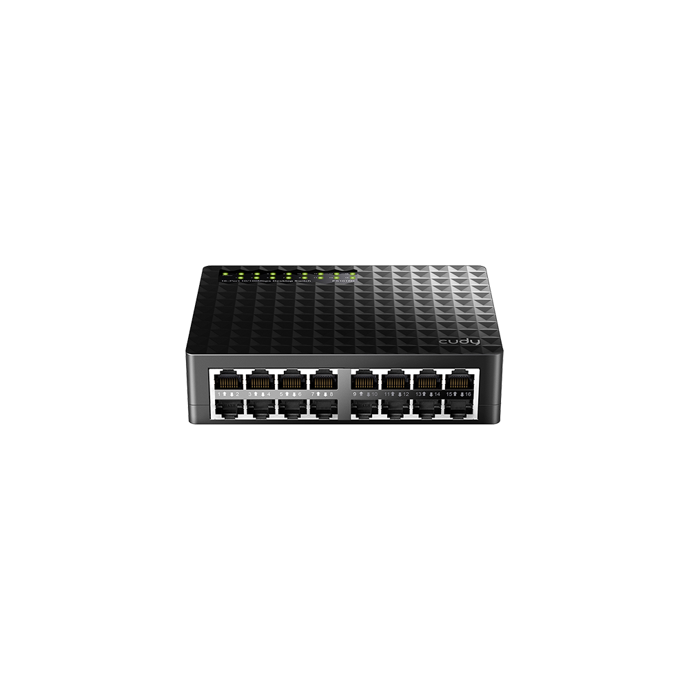 FS1016D 16-Port 10/100 Mbps Desktop Switch (FS1016D) - Figura 1