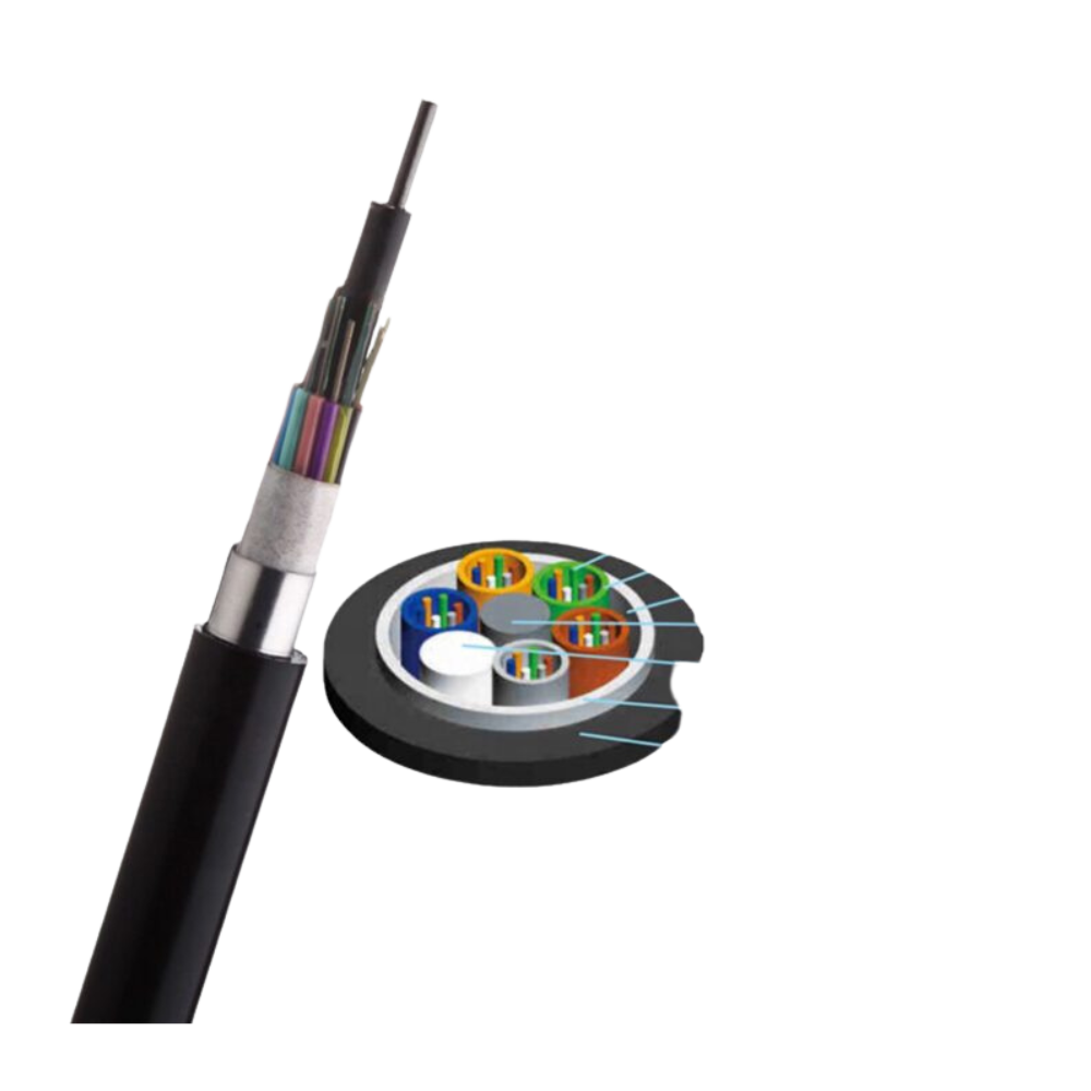 GYTA- 12&24&36&48&72&96 Fibers - Optic fiber cable