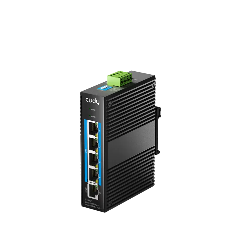 4-Port Industrial PoE+ Switch ( IF1005P )