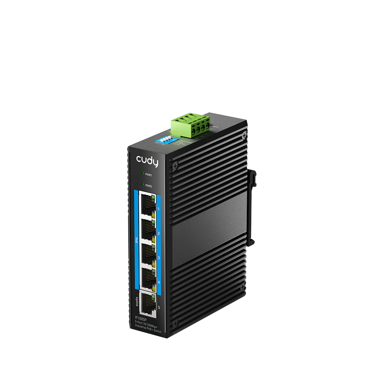 IF1005P_2.0_e7e8dacf-d713-4843-b158-80630da2e02b 4-Port Industrial PoE+ Switch ( IF1005P ) - Figura 1