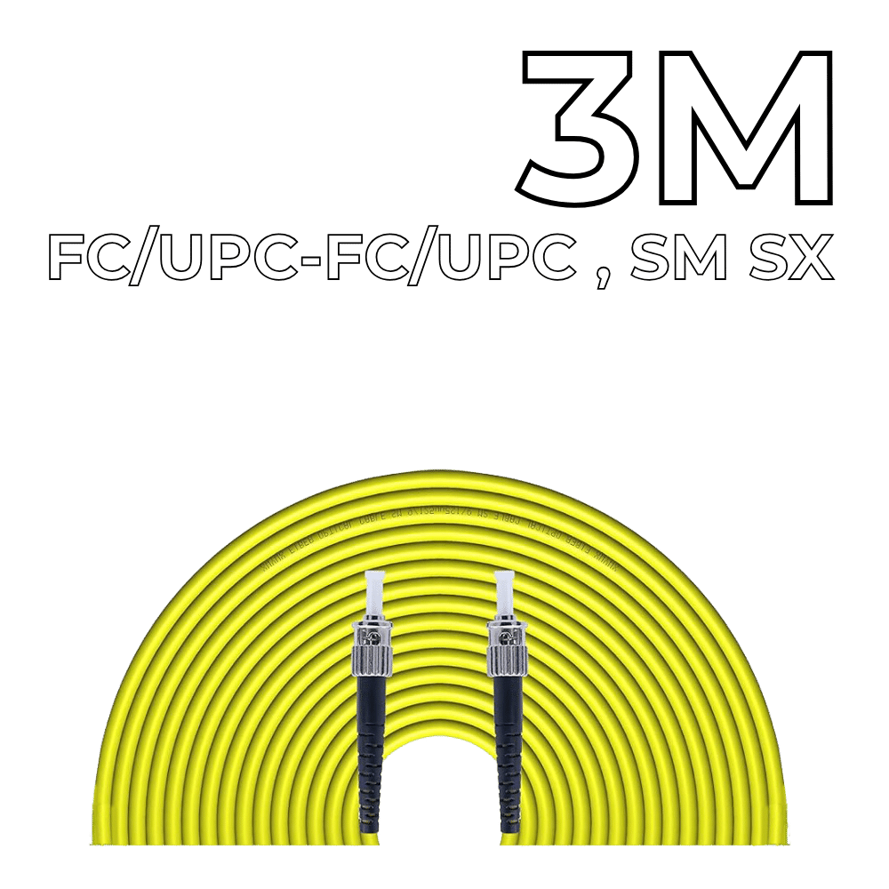 Patch Cord FC/UPC-FC/UPC , SM SX 3m