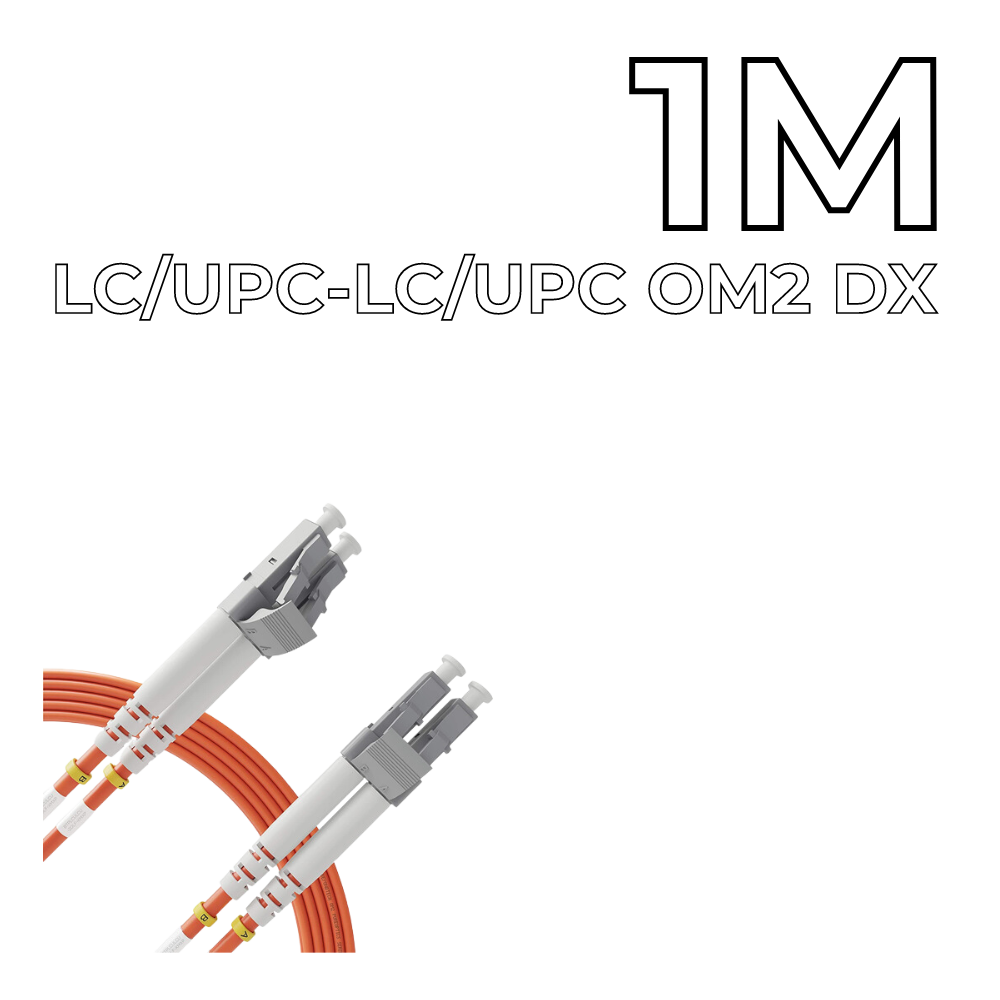 Patch Cord LC/UPC-LC/UPC OM2 DX 1M