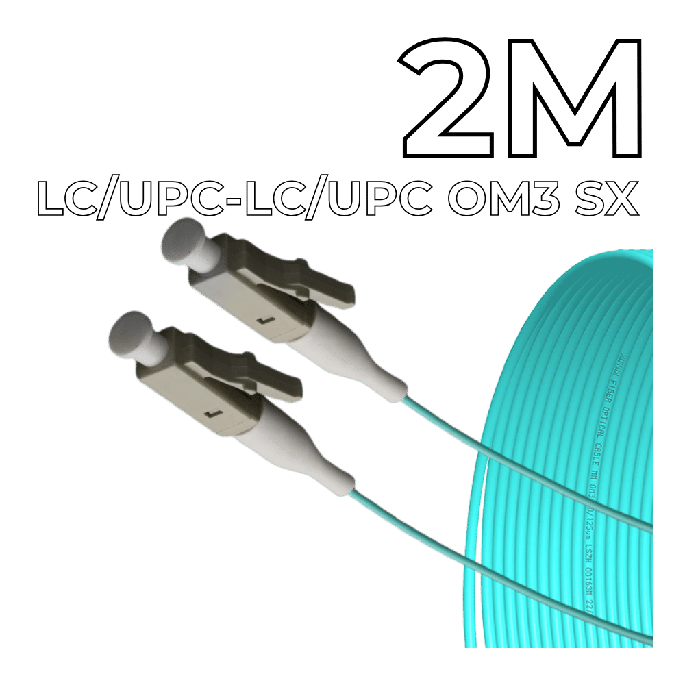 Patch Cord LC_UPC-LC_UPC OM3 SX 2M Patch Cord LC/UPC-LC/UPC OM3 SX 2M - Figura 1